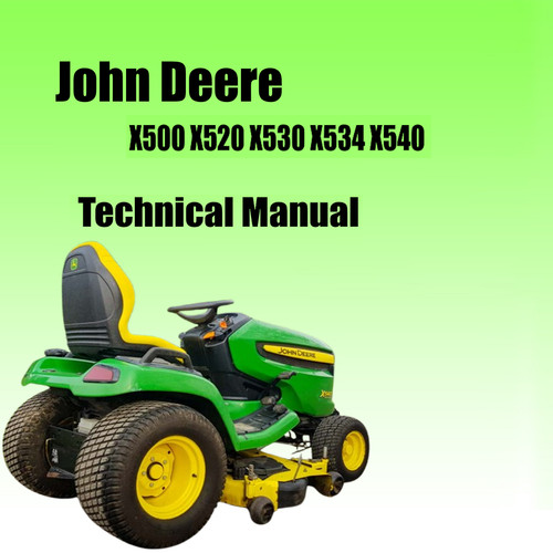 John deere x500 - deere,
