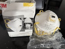 7 in box -3M 8812 FFP1 valved dust and mist respirator masks