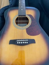 Brunswick BF200 SB acoustic guitar.    Excellent condition. With Stagg case.
