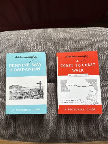 Wainwright hardback books - a,