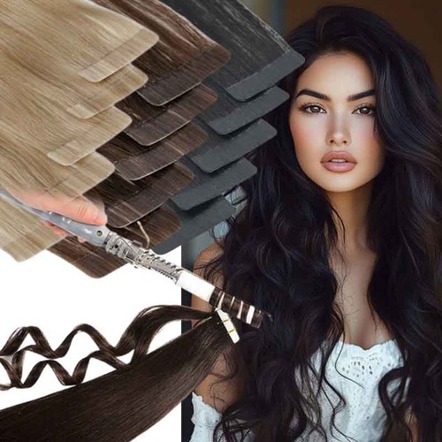 100 tape hair extensions - 100%,