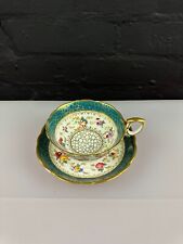 Vintage Hammersley Green Gold