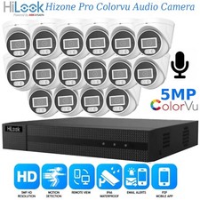 HIKVISION CCTV SECURITY SYSTEM 5MP AUDIO MIC CAMERA ColorVU Outdoor Night Vision
