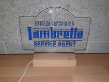 Lambretta dealer sign - , led