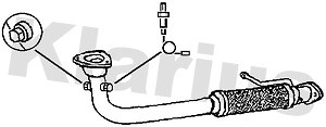 Klarius front pipe for - , cat