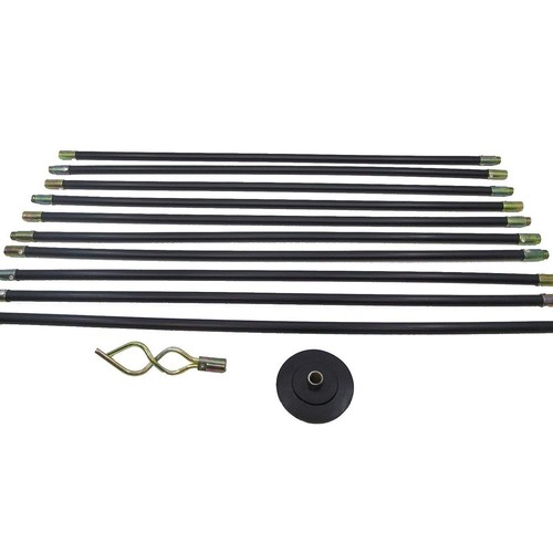 12pce drain rod set total - rod,
