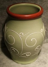 DENBY FERNDALE Stoneware VASE 15cm Vintage 