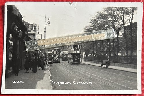 Highbury corner trams - corner, &