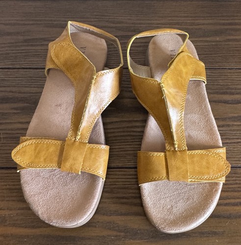 Vianys mustard yellow leather - mustard,