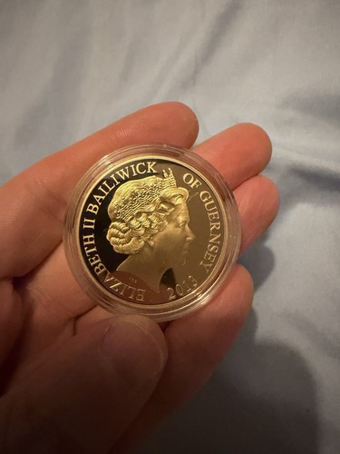 Guernsey 2013 50p gold plated - 2013,