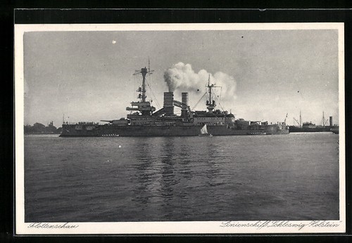 Fleet review battleship - ak,