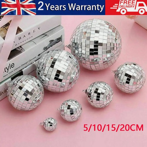 20cm disco balls silver - disco,