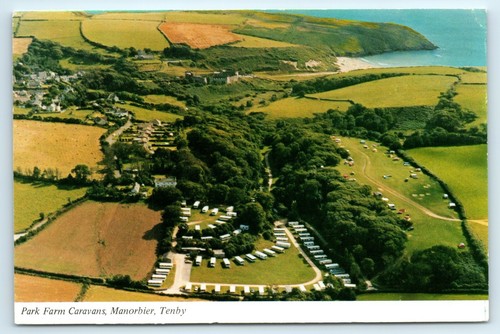 Postcard park farm caravans - postcard,