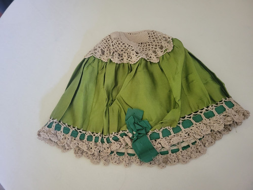 Vintage edwardian green silk - edwardian,