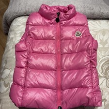  Girls moncler Coat gilet size