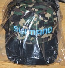 shimano camo black fishing hat