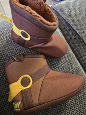 Woody Slipper Boots Disney Toy Story Boys Dress Up Booties House Shoes size 12