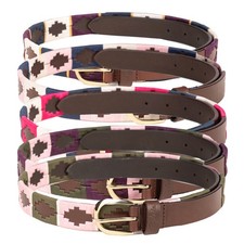 Leather Polo Belt Stitched