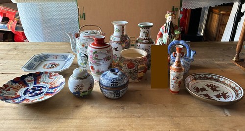 Mixed chinese porcelain items - chinese,