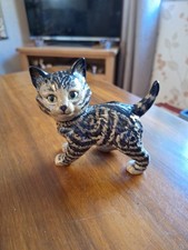 Antique Beswick Tabby Cat ..Swiss Roll