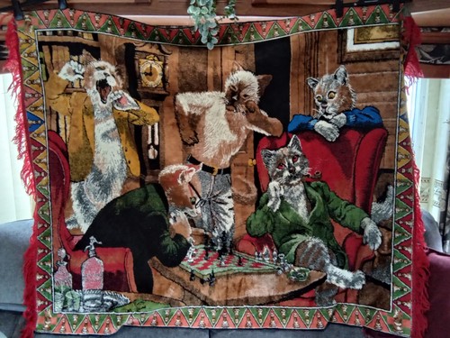 Wall art tapestry rug - art, vintage
