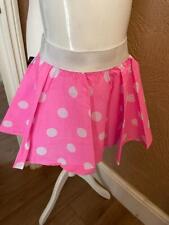 CRAZY CHICK SKIRT PINK OR WHITE FANCY DRESS DANCE ROCK N ROLL SHOW FESTIVAL B4