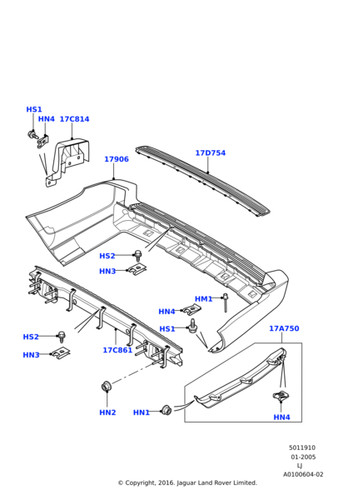 Land rover nut range - nut, 3.6