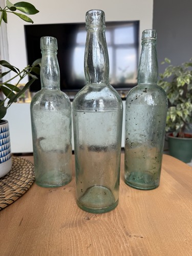Antique pale green - green, glass