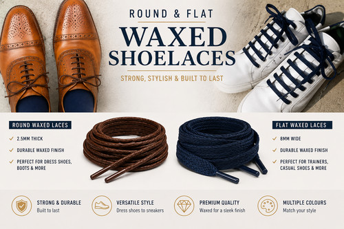 Mens round flat waxed - flat,