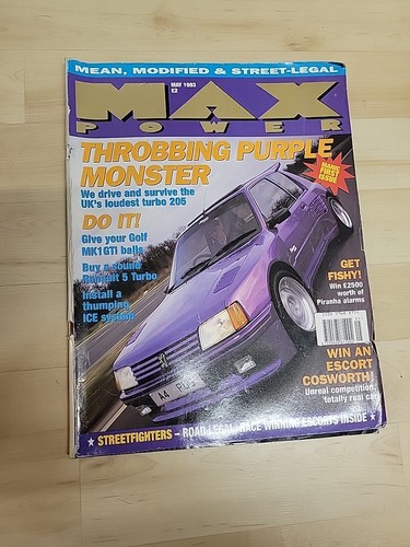 Max power magazine may 1993 - magazine,