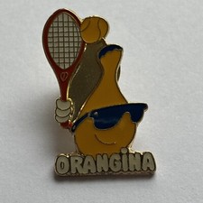 Orangina metal badge - orangina,