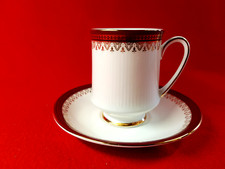 PARAGON (Royal Albert) HOLYROOD : Indiv Small Coffee Can & Saucer : 8.5cm tall