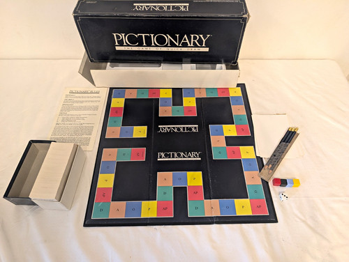 Pictionary vintage complete - pictionary,