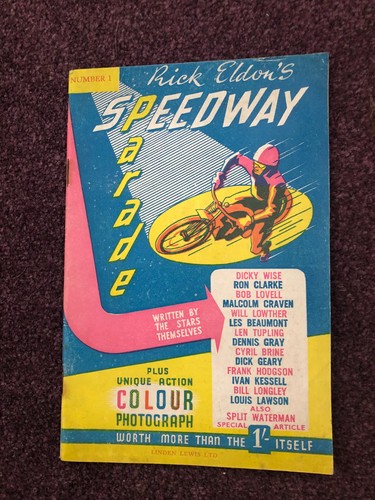 Speedway book rick eldon - book, eldon's