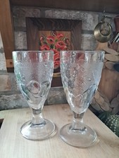 Pair Of Embossed Dessert