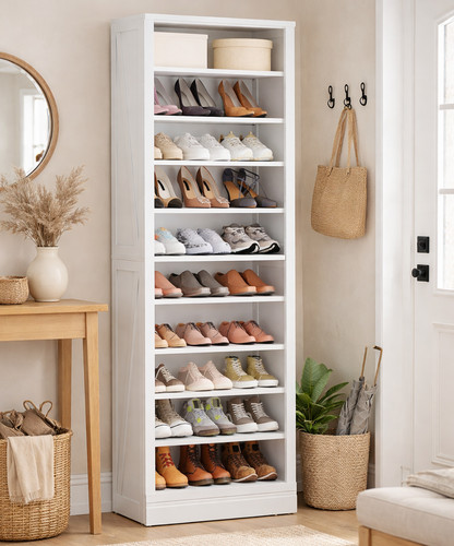 Shoe storage cabinet tier - 10,