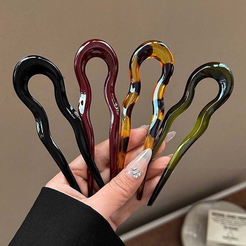 Shaped hair fork - hair,