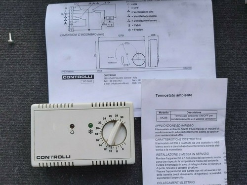 Ax235 thermostat controls - ax235,