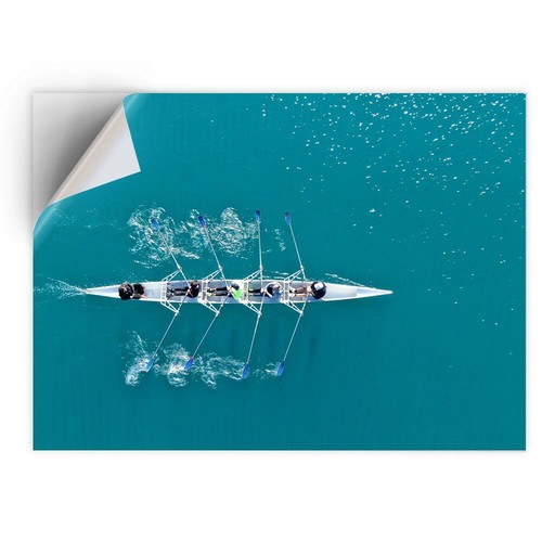 Vinyl sticker rowing - x,