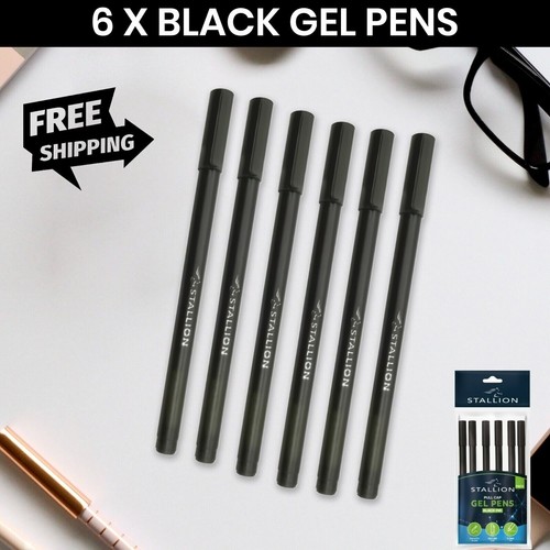 Black gel pens home - 6,
