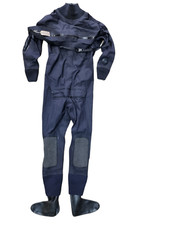 Northern Diver British SF Issue Black Lightweight Drysuit Size Large UK #204