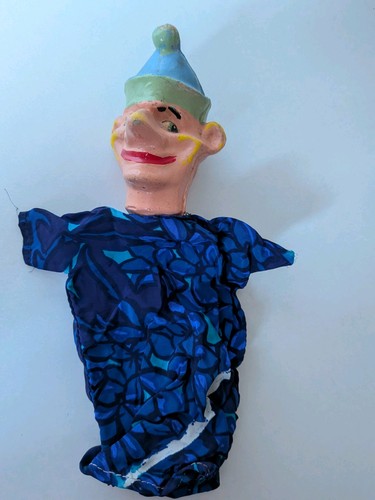 Vintage puppet punch hand - puppet,