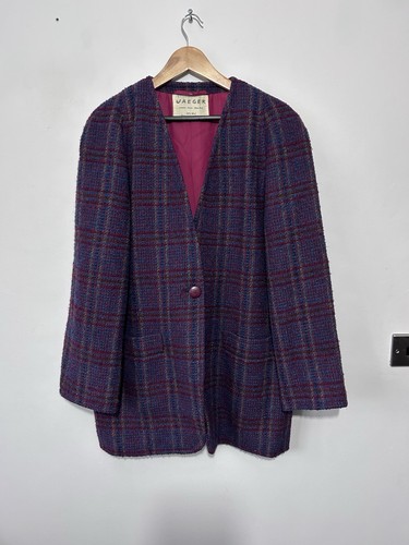 Vintage jaeger check wool - check,
