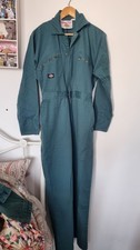 Dickies Boilersuit Overalls Size 38R Teal Green Workwear Coverall