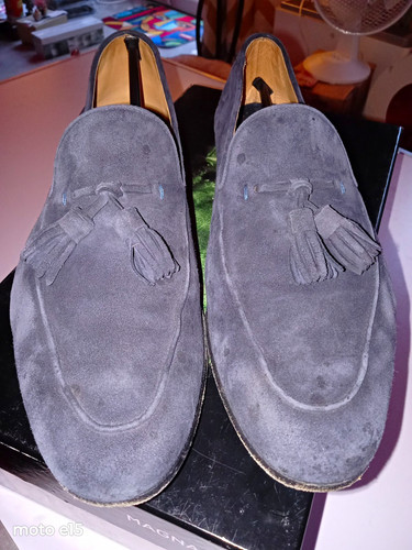 Magnanni navy suede tassel - navy,