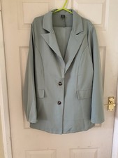 Shein Sage Green Pant Suit UK 14 NWOT | Women’s Blazer & Trousers Set