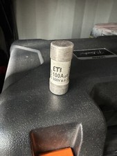 Cartridge fuses ETI. 100amp