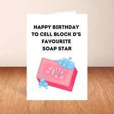 Funny Prison Birthday Card