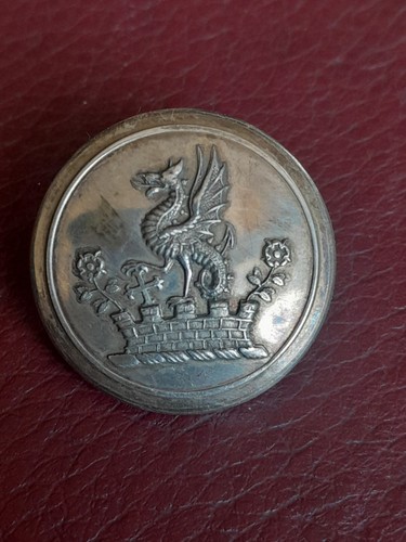 Antique livery button - , wyvern