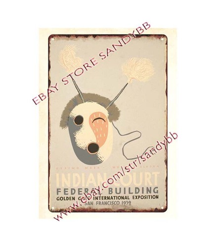 Tin sign 1939 - tin,